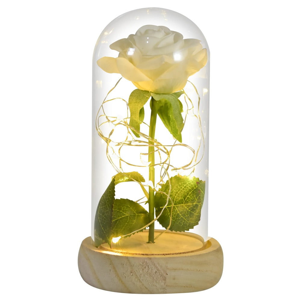 Preserved Roses In Glass Galaxy Rose